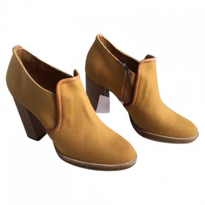 Pre-owned Isabel Marant Cloth Ankle Boots