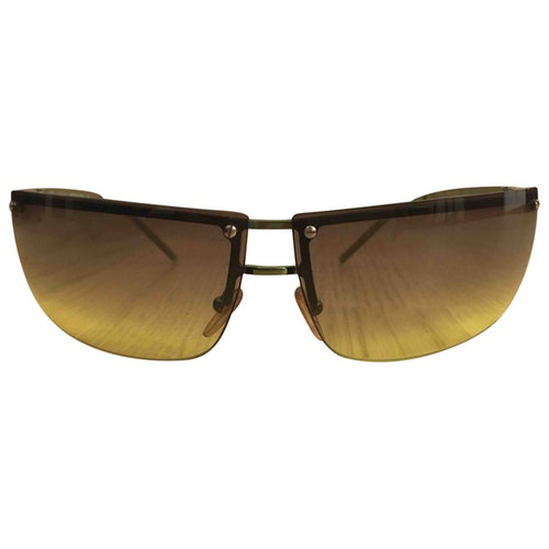 Gucci Green Metal Sunglasses | ModeSens