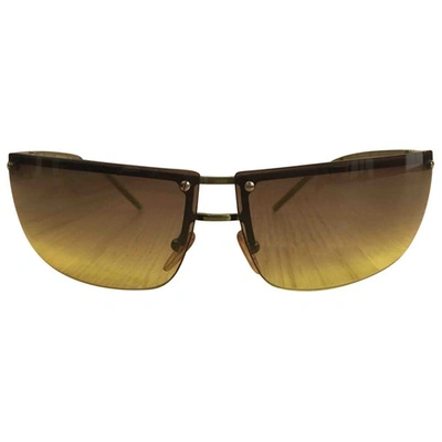 Pre-owned Gucci Green Metal Sunglasses