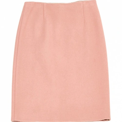 Pre-owned Marc Jacobs Cashmere Mid-length Skirt In Pink