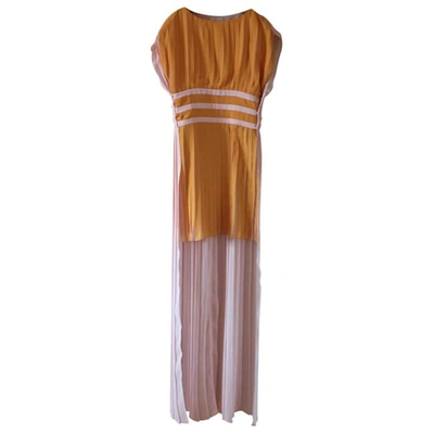 Pre-owned Vionnet Silk Dress In Pink