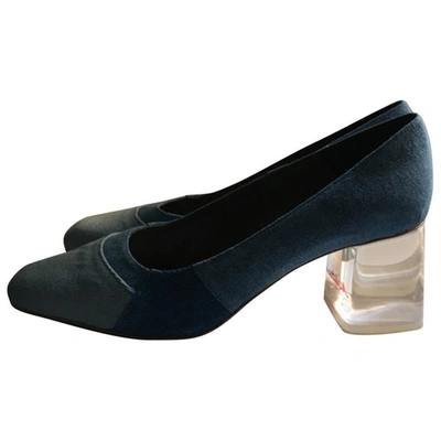 Pre-owned Amélie Pichard Blue Cloth Heels