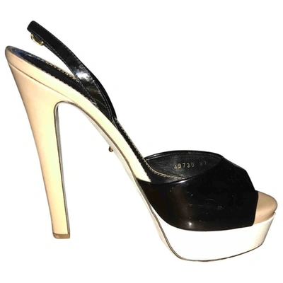 Pre-owned Sergio Rossi Patent Leather Sandals In Multicolour