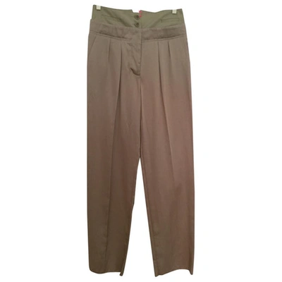 Pre-owned See By Chloé Trousers In Beige