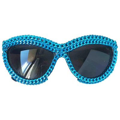Pre-owned A-morir Blue Sunglasses