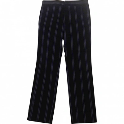 Pre-owned Patrizia Pepe Large Pants In Black