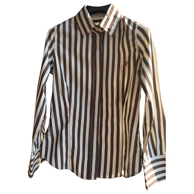 Pre-owned Carolina Herrera Shirt In Beige