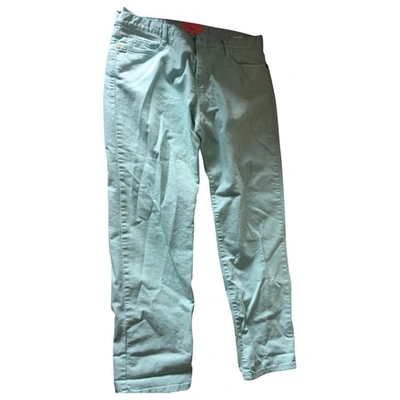 Pre-owned Manoush Green Cotton Jeans