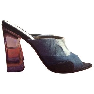 Pre-owned Amélie Pichard Blue Cloth Sandals