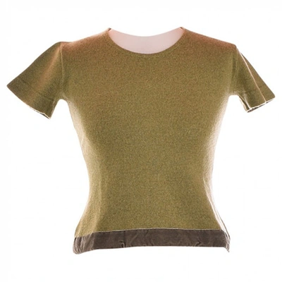 Pre-owned Claudie Pierlot Jumper In Green