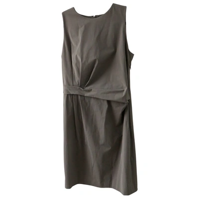 Pre-owned Patrizia Pepe Mid-length Dress In Khaki