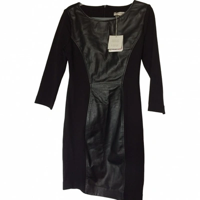 Pre-owned Roberto Collina Leather Dress In Black