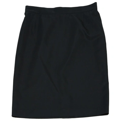 Pre-owned Miu Miu Mid-length Skirt In Black