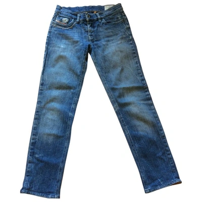 Pre-owned Diesel Straight Jeans In Blue