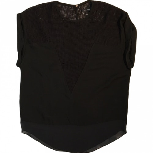 Isabel Marant Black Cotton Top | ModeSens