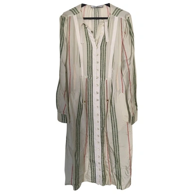Pre-owned Altuzarra Silk Mid-length Dress In Multicolour