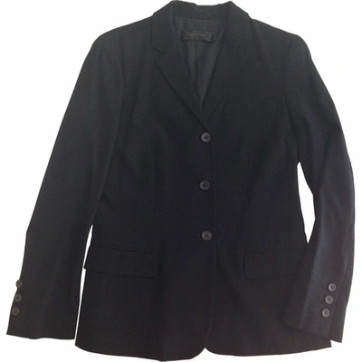 Pre-owned Calvin Klein Collection Black Synthetic Jacket