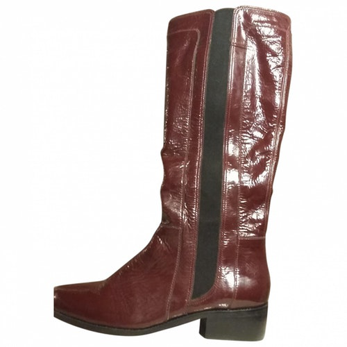 dune burgundy boots