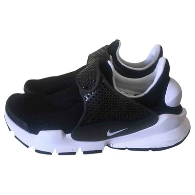 Pre-owned Nike Cloth Trainers In Black