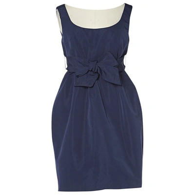 Pre-owned P.a.r.o.s.h Mid-length Dress In Navy