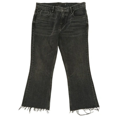 ALEXANDER WANG Pre-owned Black Cotton Jeans