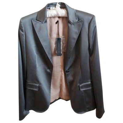 Pre-owned Alessandro Dell'acqua Grey Polyester Jacket
