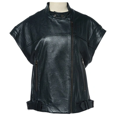 Pre-owned Ashley B Black Leather Jacket
