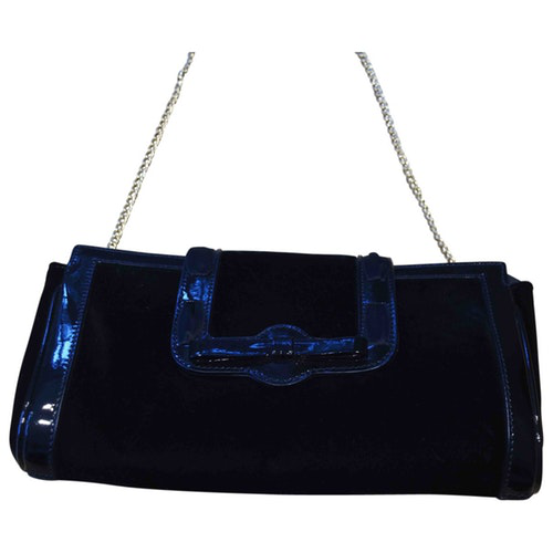 giorgio armani velvet clutch bag