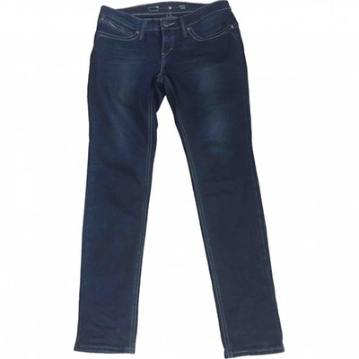 Pre-owned Levi's Slim Jeans In Blue