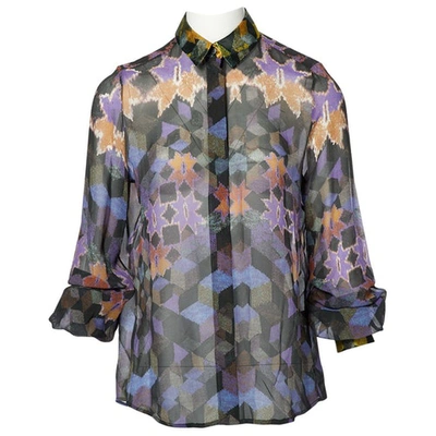 Pre-owned Preen By Thornton Bregazzi Silk Shirt In Purple