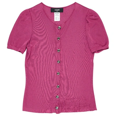 Pre-owned Azzaro Pink Viscose Knitwear