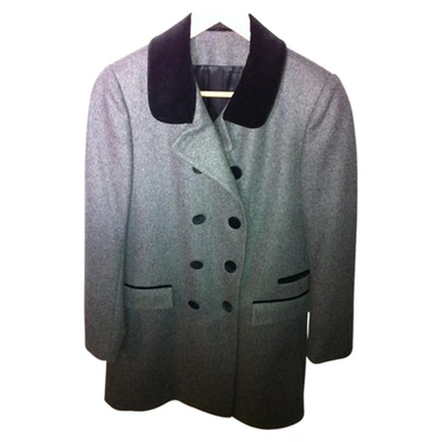 Pre-owned April77 Grey Wool Coat