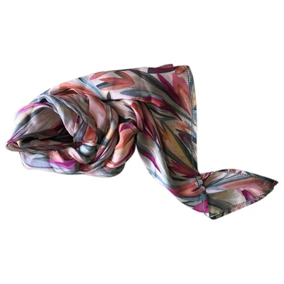 Pre-owned Missoni Silk Neckerchief In Multicolour