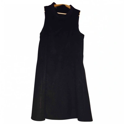 Pre-owned Claudie Pierlot Wool Mid-length Dress In Anthracite