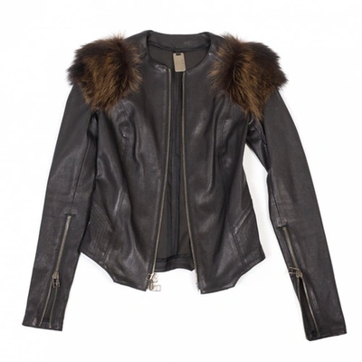 THOMAS WYLDE Pre-owned Black Leather Jacket