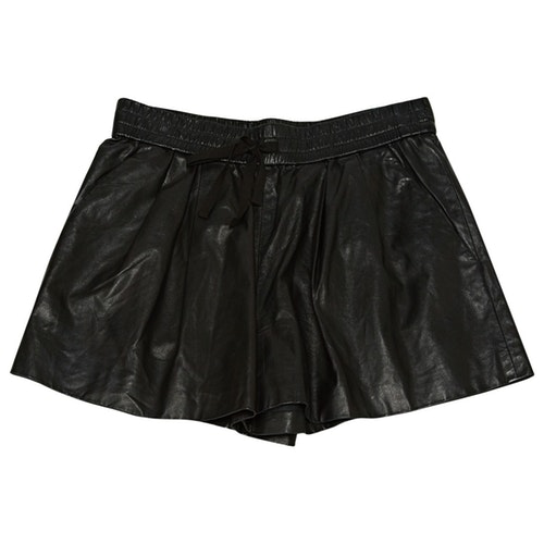3.1 Phillip Lim Black Leather Shorts | ModeSens