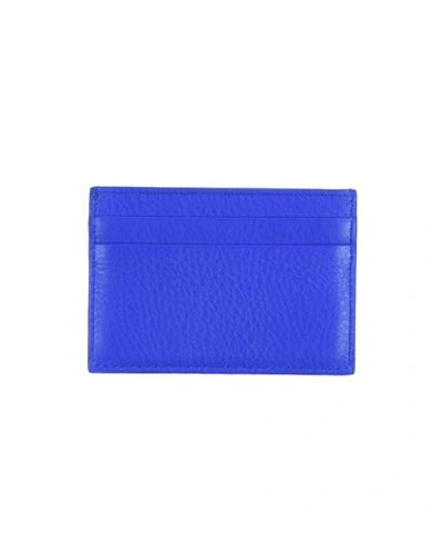 Shop Balenciaga Document Holder In Bright Blue