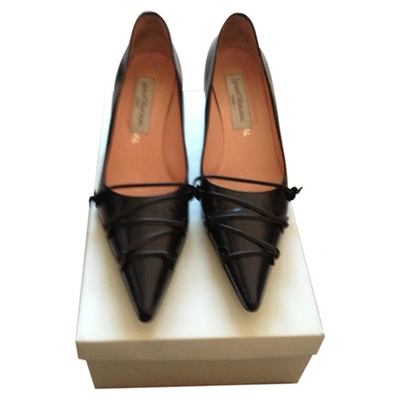 Pre-owned Atelier Mercadal Brown Leather Heels