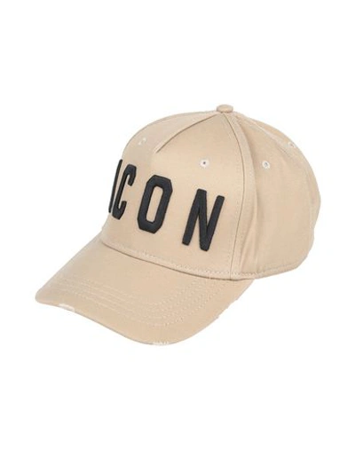 Shop Dsquared2 Hat In Beige