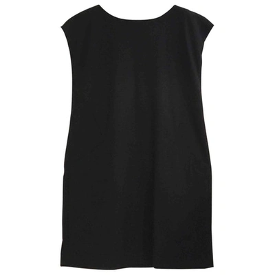 Pre-owned Theory Wool Mini Dress In Black