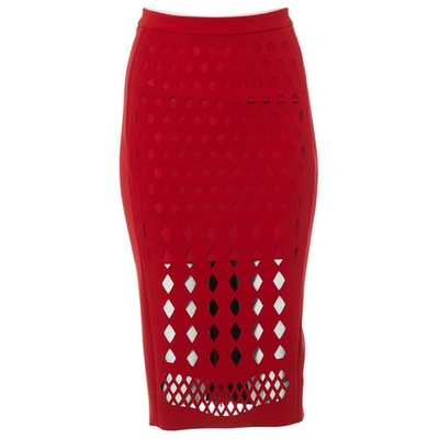 Pre-owned Pinko Red Skirt