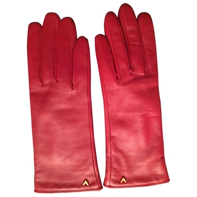 Louis Vuitton - Authenticated Gloves - Polyester Red for Men, Never Worn