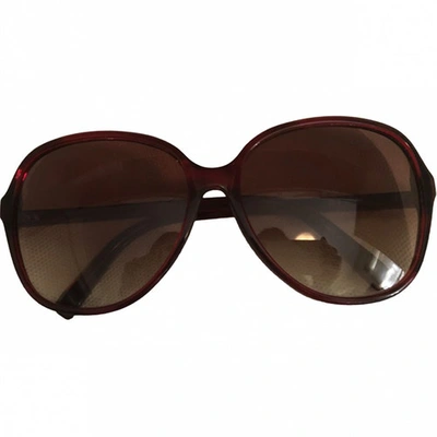 Pre-owned Dita Red Plastic Sunglasses