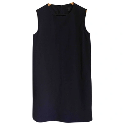 Pre-owned Cos Navy Cotton Dress