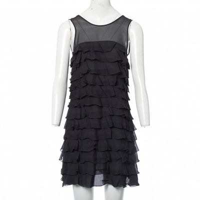 Pre-owned Marc By Marc Jacobs Silk Mid-length Dress In Black