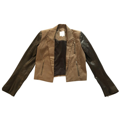 Mason By Michelle Mason Black Leather Jacket | ModeSens