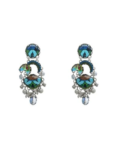 Shop Ayala Bar Earrings In Azure