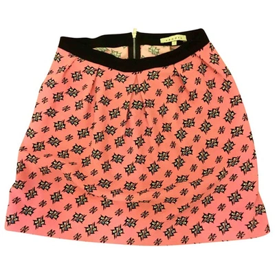 Pre-owned Sandro Skirt In Pink