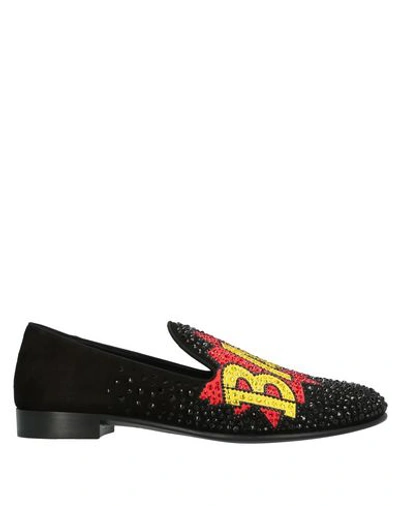 Shop Giuseppe Zanotti Loafers In Black