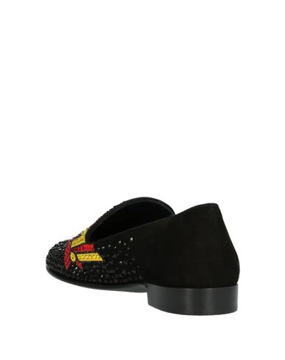 Shop Giuseppe Zanotti Loafers In Black